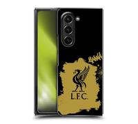 Head Case Designs Officially Licensed Liverpool Football Club Liverbird In Black Graffiti Art Hard Back Case Compatible With Samsung Galaxy Z Fold5