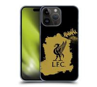 Head Case Designs Officially Licensed Liverpool Football Club Liverbird In Black Graffiti Art Hard Back Case Compatible With Apple iPhone 15 Pro Max