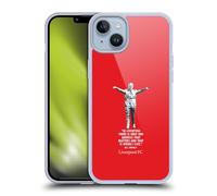Head Case Designs Officially Licensed Liverpool Football Club Liverpool Bill Shankly Quotes Gel Case [Military Grade Protection] Compatible With Apple iPhone 14 Plus