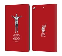 Head Case Designs Officially Licensed Liverpool Football Club Liverpool Bill Shankly Quotes Leather Wallet Case Compatible With Apple iPad 10.2 2019/2020/2021