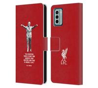 Head Case Designs Officially Licensed Liverpool Football Club Liverpool Bill Shankly Quotes Leather Book Wallet Case Cover Compatible With Nokia G42