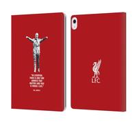 Head Case Designs Officially Licensed Liverpool Football Club Liverpool Bill Shankly Quotes Leather Wallet Case Compatible With Apple iPad Air 13 2024/2025