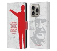 Head Case Designs Officially Licensed Liverpool Football Club Made For Liverpool Bill Shankly Quotes Leather Wallet Case Compatible With Apple iPhone 16 Pro