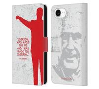 Head Case Designs Officially Licensed Liverpool Football Club Made For Liverpool Bill Shankly Quotes Leather Wallet Case Compatible With Apple iPhone 16e