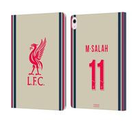 Head Case Designs Officially Licensed Liverpool Football Club Mohamed Salah 2021/22 Players Away Kit Group 1 Leather Wallet Case Compatible With Apple iPad Air 13 2024/2025