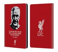 Head Case Designs Officially Licensed Liverpool Football Club No Second Red Bill Shankly Quotes Leather Wallet Case Compatible With Kindle Paperwhite 1/2 / 3