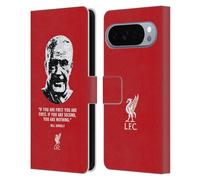 Head Case Designs Officially Licensed Liverpool Football Club No Second Red Bill Shankly Quotes Leather Wallet Case Compatible With Google Pixel 10 Pro XL