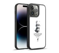 Head Case Designs Officially Licensed Liverpool Football Club No Second White Bill Shankly Quotes Gel Armour Case [Military Grade Protection] Compatible With Apple iPhone 14 Pro Max