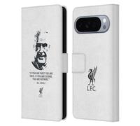Head Case Designs Officially Licensed Liverpool Football Club No Second White Bill Shankly Quotes Leather Wallet Case Compatible With Google Pixel 10 Pro XL