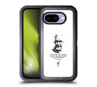 Head Case Designs Officially Licensed Liverpool Football Club No Second White Bill Shankly Quotes Ultra-Armoured Shockproof Case [Military Grade Protection] Compatible With Google Pixel 9A