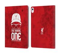 Head Case Designs Officially Licensed Liverpool Football Club Normal Red Grunge Klopp Icons Leather Wallet Case Compatible With Apple iPad Air 13 2024/2025