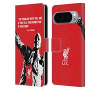 Head Case Designs Officially Licensed Liverpool Football Club Problem Big Bill Shankly Quotes Leather Wallet Case Compatible With Google Pixel 10 Pro XL