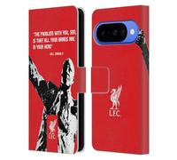 Head Case Designs Officially Licensed Liverpool Football Club Problem Big Bill Shankly Quotes Leather Wallet Case Compatible With Google Pixel 10