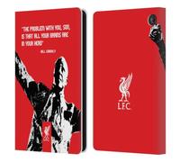 Head Case Designs Officially Licensed Liverpool Football Club Problem Big Bill Shankly Quotes Leather Wallet Case Compatible With Amazon Fire 7 2022