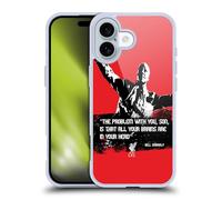 Head Case Designs Officially Licensed Liverpool Football Club Problem Medium Bill Shankly Quotes Gel Case [Military Grade Protection] Compatible with Apple iPhone 16 and Compatible with MagSafe