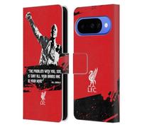 Head Case Designs Officially Licensed Liverpool Football Club Problem Medium Bill Shankly Quotes Leather Wallet Case Compatible With Google Pixel 10