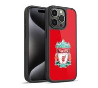 Head Case Designs Officially Licensed Liverpool Football Club Red 1 Crest 1 Gel Armour Case [Military Grade Protection] Compatible With Apple iPhone 15 Pro