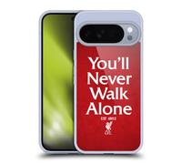 Head Case Designs Officially Licensed Liverpool Football Club Red 1 You'Ll Never Walk Alone Gel Case [Military Grade Protection] Compatible with Google Pixel 10 Pro XL and Compatible with MagSafe