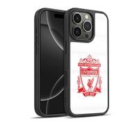 Head Case Designs Officially Licensed Liverpool Football Club Red Away Crest Designs Gel Armour Case [Military Grade Protection] Compatible With Apple iPhone 16 Pro