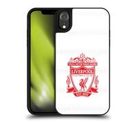 Head Case Designs Officially Licensed Liverpool Football Club Red Away Crest Designs Gel Armour Case [Military Grade Protection] Compatible With Apple iPhone XR