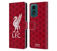 Head Case Designs Officially Licensed Liverpool Football Club Red Crest & Liverbird 2 Leather Book Wallet Case Cover Compatible With Motorola Moto G04/G04s/G24 4G