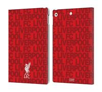 Head Case Designs Officially Licensed Liverpool Football Club Red Crest & Liverbird Patterns 1 Leather Wallet Case Compatible With Apple iPad 10.2 2019/2020/2021