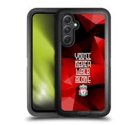 Head Case Designs Officially Licensed Liverpool Football Club Red Geo Crest You'Ll Never Walk Alone Ultra-Armoured Shockproof Case [Military Grade Protection] Compatible With Samsung Galaxy A54 5G