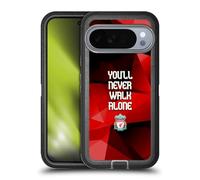 Head Case Designs Officially Licensed Liverpool Football Club Red Geo Plain Crest You'Ll Never Walk Alone Ultra-Armoured Shockproof Case [Military Grade] Compatible With Google Pixel 10 Pro XL