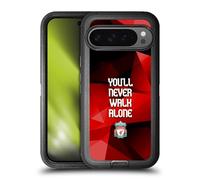 Head Case Designs Officially Licensed Liverpool Football Club Red Geo Plain Crest You'Ll Never Walk Alone Ultra-Armoured Shockproof Case [Military Grade] Compatible With Google Pixel 9 Pro XL