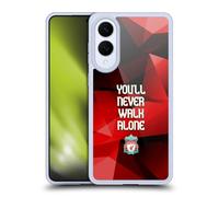 Head Case Designs Officially Licensed Liverpool Football Club Red Geo Plain Crest You'Ll Never Walk Alone Gel Case [Military Grade Protection] Compatible With Samsung Galaxy S25 Edge