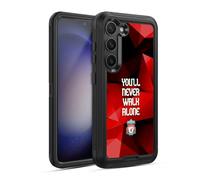 Head Case Designs Officially Licensed Liverpool Football Club Red Geo Plain Crest You'Ll Never Walk Alone Ultra-Armoured Shockproof Case [Military Grade] Compatible With Samsung Galaxy S23 5G