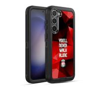Head Case Designs Officially Licensed Liverpool Football Club Red Geo Plain Crest You'Ll Never Walk Alone Ultra-Armoured Shockproof Case [Military Grade] Compatible With Samsung Galaxy S23+ 5G
