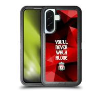 Head Case Designs Officially Licensed Liverpool Football Club Red Geo Plain Crest You'Ll Never Walk Alone Ultra-Armoured Shockproof Case [Military Grade] Compatible With Samsung Galaxy A36 5G