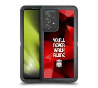 Head Case Designs Officially Licensed Liverpool Football Club Red Geo Plain Crest You'Ll Never Walk Alone Ultra-Armoured Shockproof Case [Military Grade] Compatible With Galaxy A52 / A52s / 5G (2021)