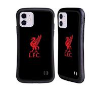 Head Case Designs Officially Licensed Liverpool Football Club Red Logo On Black Liver Bird Hybrid Case Compatible With Apple iPhone 11