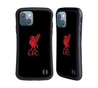 Head Case Designs Officially Licensed Liverpool Football Club Red Logo On Black Liver Bird Hybrid Case Compatible With Apple iPhone 13