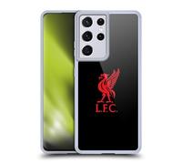 Head Case Designs Officially Licensed Liverpool Football Club Red Logo On Black Liver Bird Soft Gel Case Compatible With Samsung Galaxy S21 Ultra 5G