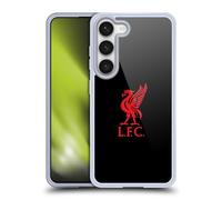 Head Case Designs Officially Licensed Liverpool Football Club Red Logo On Black Liver Bird Soft Gel Case Compatible With Samsung Galaxy S23 5G