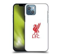 Head Case Designs Officially Licensed Liverpool Football Club Red Logo On White Liver Bird Hard Back Case Compatible With Apple iPhone 13