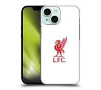 Head Case Designs Officially Licensed Liverpool Football Club Red Logo On White Liver Bird Hard Back Case Compatible With Apple iPhone 13 Mini
