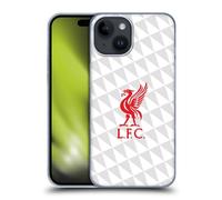Head Case Designs Officially Licensed Liverpool Football Club Red On White Kit Liver Bird Hard Back Case Compatible With Apple iPhone 15