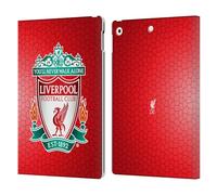 Head Case Designs Officially Licensed Liverpool Football Club Red Pixel 1 Crest 2 Leather Wallet Case Compatible With Apple iPad 10.2 2019/2020/2021