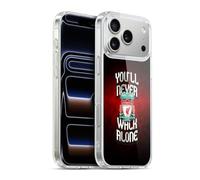 Head Case Designs Officially Licensed Liverpool Football Club Red Pixel Crest You'Ll Never Walk Alone Gel Case [Military Grade] Compatible with Apple iPhone 17 Pro Max and Compatible with MagSafe
