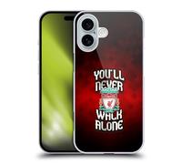 Head Case Designs Officially Licensed Liverpool Football Club Red Pixel Crest You'Ll Never Walk Alone Hard Back Case Compatible With Apple iPhone 16