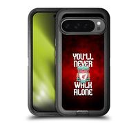 Head Case Designs Officially Licensed Liverpool Football Club Red Pixel Plain Crest You'Ll Never Walk Alone Ultra-Armoured Shockproof Case [Military Grade] Compatible With Google Pixel 9 Pro XL