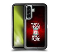 Head Case Designs Officially Licensed Liverpool Football Club Red Pixel Plain Crest You'Ll Never Walk Alone Ultra-Armoured Shockproof Case [Military Grade] Compatible With Samsung Galaxy A56 5G