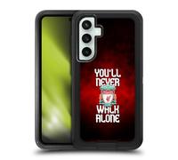 Head Case Designs Officially Licensed Liverpool Football Club Red Pixel Plain Crest You'Ll Never Walk Alone Ultra-Armoured Shockproof Case [Military Grade] Compatible With Samsung Galaxy S23 FE 5G