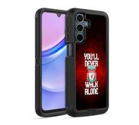 Head Case Designs Officially Licensed Liverpool Football Club Red Pixel Plain Crest You'Ll Never Walk Alone Ultra-Armoured Shockproof Case [Military Grade] Compatible With Samsung Galaxy A15