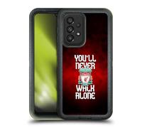 Head Case Designs Officially Licensed Liverpool Football Club Red Pixel Plain Crest You'Ll Never Walk Alone Ultra-Armoured Shockproof Case [Military Grade] Compatible With Galaxy A33 5G (2022)