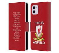 Head Case Designs Officially Licensed Liverpool Football Club Reminder Bill Shankly Quotes Leather Wallet Case Compatible With Apple iPhone 11